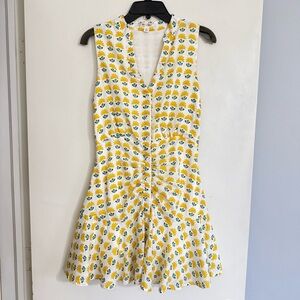 Floral Sleeveless Fit & Flare Dress